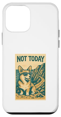 Welsh Corgi Not Today Cooler Corgi mit Abenteuerdruck Hülle für iPhone 12 mini Welsh Corgi Not Today Cooler Corgi mit Abenteuerdruck Hülle für iPhone 12 mini von Adventure and Dog Prints