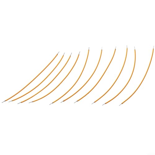 Advokingtap LED-Filament, DC3 V, weich, warmweiß, 2200 K, LED-Dioden, flexibler LED-Glühfaden, Vintage-Glühbirne, Filament, 130 mm/300 mm (130 mm), 10 Stück von Advokingtap