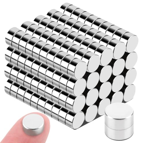 Aenienoe 200 Stück Magnete Kleine Magnete Stark Neodym Magneten Mini 4x2mm Rund für Pinnwand Magnettafel Kühlschrank Whiteboard Handwerk Fotos Starke Magnets von Aenienoe