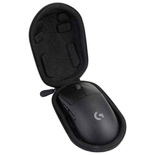 Aenllosi Hart Tasche Hülle Für Logitech G PRO/Logitech G PRO X Superlight kabellose Gaming-Maus (schwarz) von Aenllosi