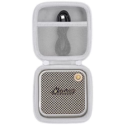 Aenllosi Hart Tasche Hülle für Marshall Willen Tragbaren Bluetooth Lautsprecher, Nur Tasche(Weiß) von Aenllosi