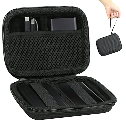 Aenllosi Hart Tasche Hülle für Samsung T7/T7 Touch/T7 Shield/T9 Portable SSD (Nur Tasche) (Schwarz) von Aenllosi