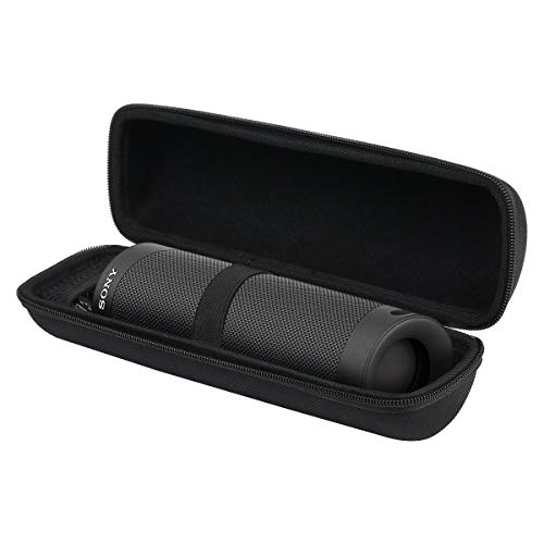 Aenllosi Hart Tasche Hülle für Sony SRS-XB23 tragbarer, kabelloser Bluetooth Lautsprecher (schwarz) von Aenllosi