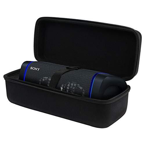 Aenllosi Hart Tasche Hülle für Sony SRS-XB33 tragbarer, kabelloser Bluetooth Lautsprecher (schwarz) von Aenllosi