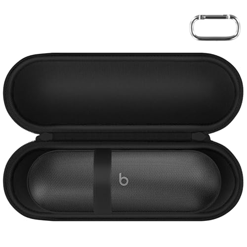 Aenllosi Hart Tasche Kompatibel mit Beats Pill Kabellose Bluetooth Lautsprecher,Beats kompatibel mit Apple und Android Tragbares Lautsprecher Hülle.(Nur Tasche) (Matt Schwarz) von Aenllosi