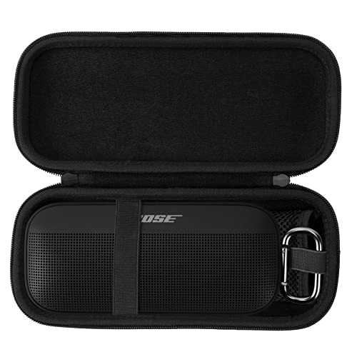 Aenllosi Hart Tragen Tasche für Bose SoundLink Flex Bluetooth Speaker Tragbaren Bluetooth Lautsprecher, Nur Tasche (Black) von Aenllosi