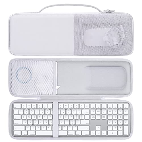 Aenllosi Harte Tasche Hülle für Apple Magic Keyboard mit Ziffernblock und Magic Mouse/Magic Trackpad, Nur Tasche von Aenllosi