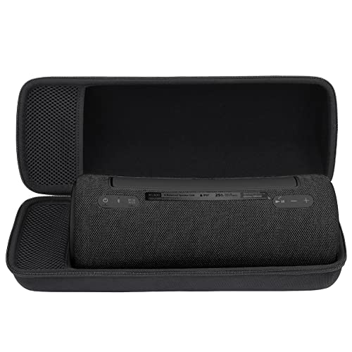 Aenllosi Harte Tasche Hülle für Sony SRS-XB43/SRS-XG300 Tragbarer Kabelloser Bluetooth Lautsprecher,nur Tasche (Schwarz) von Aenllosi