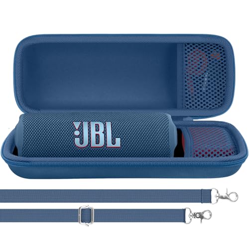 Aenllosi Hartschalen-Reiseschutzhülle für tragbaren Bluetooth-Lautsprecher JBL Flip 7/Flip 6/Flip 5, nur Hülle (Blau) von Aenllosi