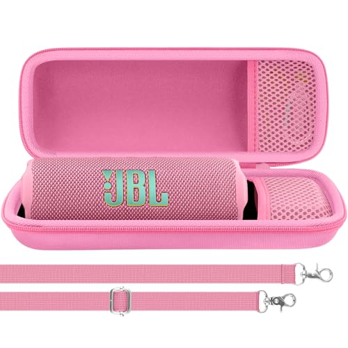 Aenllosi Hartschalen-Reiseschutzhülle für tragbaren Bluetooth-Lautsprecher JBL Flip 7/Flip 6/Flip 5, nur Hülle (Rosa) von Aenllosi