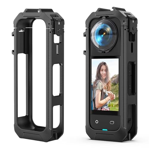 Kamerarahmen-Käfig für Insta360 X5, kratzfeste Schutzhülle, Gehäuse für Insta 360 X5 Panorama-Action-Kamera-Zubehör, X5 magnetische Schnellverschluss-Kunststoffrahmenblende Kamerarahmen-Käfig für Insta360 X5, kratzfeste Schutzhülle, Gehäuse für Insta 360 X5 Panorama-Action-Kamera-Zubehör, X5 magnetische Schnellverschluss-Kunststoffrahmenblende von Aerbeis