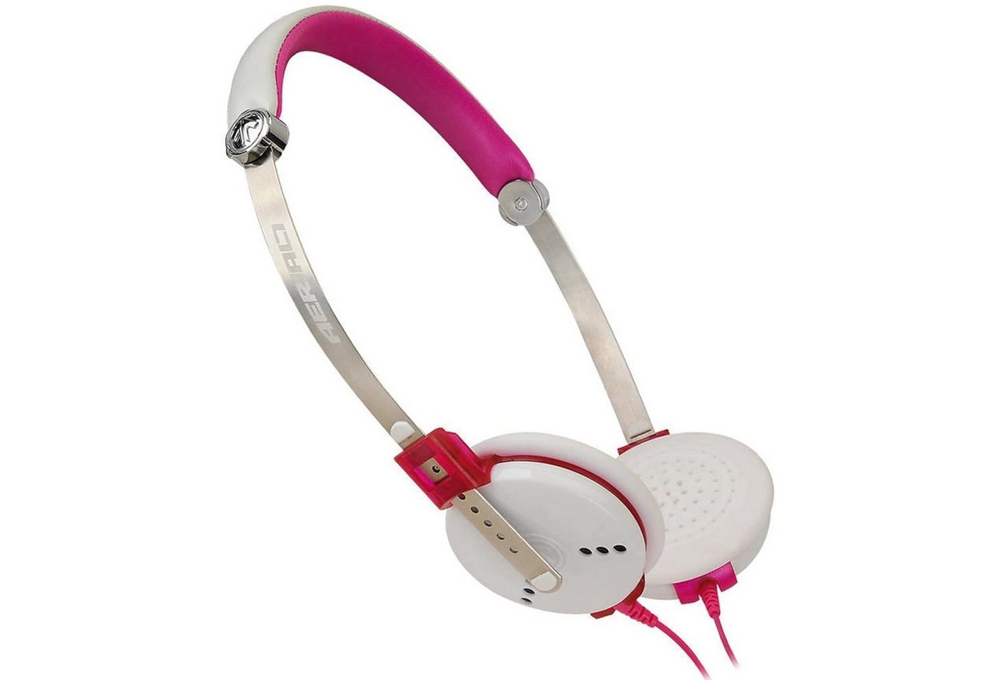 Aerial7 Fuse Sound-Disc On-Ear Headset Mikrofon Pink Headset (Mikrofon, Stereo, Kopfhörer Mikrofon am Kabel Kompakt + Leicht) von Aerial7
