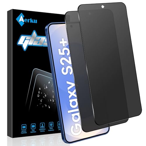 Aerku 2 Stück Full Screen Matte Sichtschutz Schutzfolie für Samsung Galaxy S25 Plus 5G für Panzerglas Matt, Anti-Reflecting Anti-Spy Folie, Anti Fingerabdrücke Privacy Anti-Spähen Schutzglas Aerku 2 Stück Full Screen Matte Sichtschutz Schutzfolie für Samsung Galaxy S25 Plus 5G für Panzerglas Matt, Anti-Reflecting Anti-Spy Folie, Anti Fingerabdrücke Privacy Anti-Spähen Schutzglas von Aerku