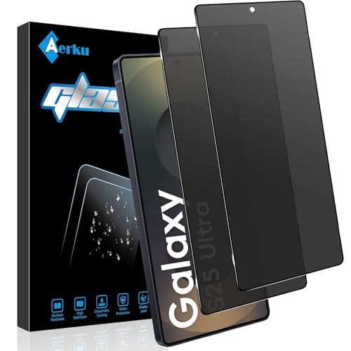 Aerku 2 Stück Full Screen Matte Sichtschutz Schutzfolie für Samsung Galaxy S25 Ultra 5G für Panzerglas Matt, Anti-Reflecting Anti-Spy Folie, Anti Fingerabdrücke Privacy Anti-Spähen Schutzglas Aerku 2 Stück Full Screen Matte Sichtschutz Schutzfolie für Samsung Galaxy S25 Ultra 5G für Panzerglas Matt, Anti-Reflecting Anti-Spy Folie, Anti Fingerabdrücke Privacy Anti-Spähen Schutzglas von Aerku