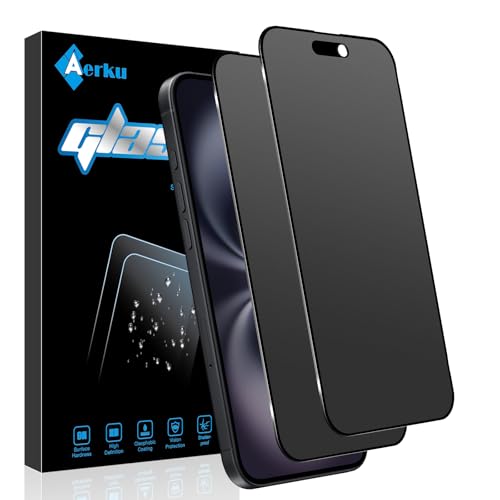 Aerku 2 Stück Full Screen Matte Sichtschutz Schutzfolie für iPhone 16 6.1 für Panzerglas Matt, Anti-Reflecting Anti-Spy Folie, Anti Fingerabdrücke Privacy Anti-Spähen Matt Schutzglas Aerku 2 Stück Full Screen Matte Sichtschutz Schutzfolie für iPhone 16 6.1 für Panzerglas Matt, Anti-Reflecting Anti-Spy Folie, Anti Fingerabdrücke Privacy Anti-Spähen Matt Schutzglas von Aerku