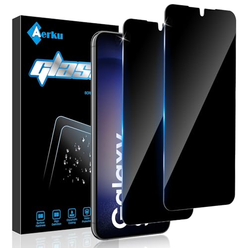 Aerku 2 Stück Sichtschutz Full Screen Schutzfolie für Samsung Galaxy S23 5G für Panzerglas, Anti Fingerabdrücke Schwarzer Rand Anti-Spy Panzer Schutz Glas Folie, 9H Härte Privacy Schutzglas Aerku 2 Stück Sichtschutz Full Screen Schutzfolie für Samsung Galaxy S23 5G für Panzerglas, Anti Fingerabdrücke Schwarzer Rand Anti-Spy Panzer Schutz Glas Folie, 9H Härte Privacy Schutzglas von Aerku
