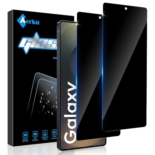 Aerku 2 Stück Sichtschutz Full Screen Schutzfolie für Samsung Galaxy S25 Ultra für Panzerglas, Anti Fingerabdrücke Schwarzer Rand Anti-Spy Panzer Schutz Glas Folie, 9H Härte Privacy Schutzglas Aerku 2 Stück Sichtschutz Full Screen Schutzfolie für Samsung Galaxy S25 Ultra für Panzerglas, Anti Fingerabdrücke Schwarzer Rand Anti-Spy Panzer Schutz Glas Folie, 9H Härte Privacy Schutzglas von Aerku