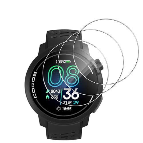 Aerku 3 Stück Schutzfolie Kompatibel mit Coros Pace Pro für Panzerglas, 9H Härte Displayschutzfolie, Anti-Kratzen Schutzglas, Anti-Bläschen Folie - Transparent Aerku 3 Stück Schutzfolie Kompatibel mit Coros Pace Pro für Panzerglas, 9H Härte Displayschutzfolie, Anti-Kratzen Schutzglas, Anti-Bläschen Folie - Transparent von Aerku