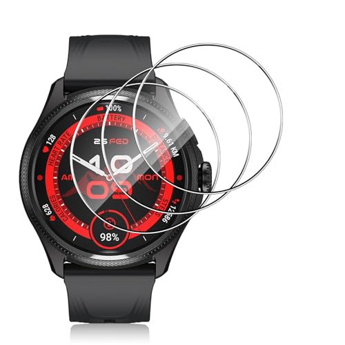 Aerku 3 Stück Schutzfolie für Ticwatch Pro 5 Enduro für Panzerglas, 9H Härte Displayschutzfolie, Anti-Kratzen Schutzglas, Anti-Bläschen Folie - Transparent Aerku 3 Stück Schutzfolie für Ticwatch Pro 5 Enduro für Panzerglas, 9H Härte Displayschutzfolie, Anti-Kratzen Schutzglas, Anti-Bläschen Folie - Transparent von Aerku