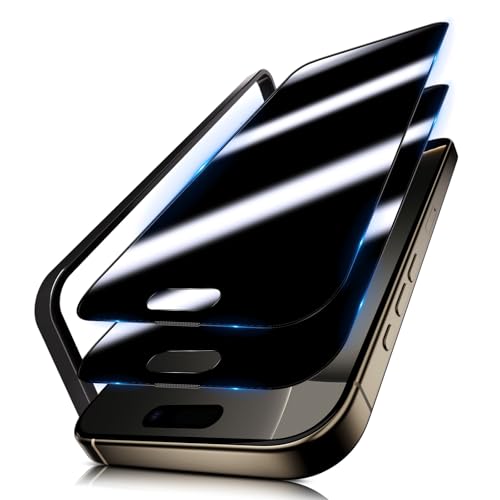 Aerku 360° Privacy Schutzfolie für iPhone 16 Pro für Panzerglas Sichtschutz, 9H HD Vollständige Abdeckung Schutzglas Anti-Spy Blasenfrei Anti-Fingerabdruck, 2 Stück Aerku 360° Privacy Schutzfolie für iPhone 16 Pro für Panzerglas Sichtschutz, 9H HD Vollständige Abdeckung Schutzglas Anti-Spy Blasenfrei Anti-Fingerabdruck, 2 Stück von Aerku