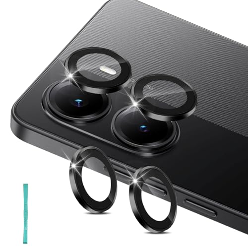 Aerku Kameraschutz für Xiaomi Poco X7 Pro 5G für Panzerglas, HD Klar Kratzfestes Kamera Schutz, 9H Aluminiumrand Kamera Schutzfolie Anti-Kratz Schutzglas für Alle Handyhülle, Schwarz Aerku Kameraschutz für Xiaomi Poco X7 Pro 5G für Panzerglas, HD Klar Kratzfestes Kamera Schutz, 9H Aluminiumrand Kamera Schutzfolie Anti-Kratz Schutzglas für Alle Handyhülle, Schwarz von Aerku