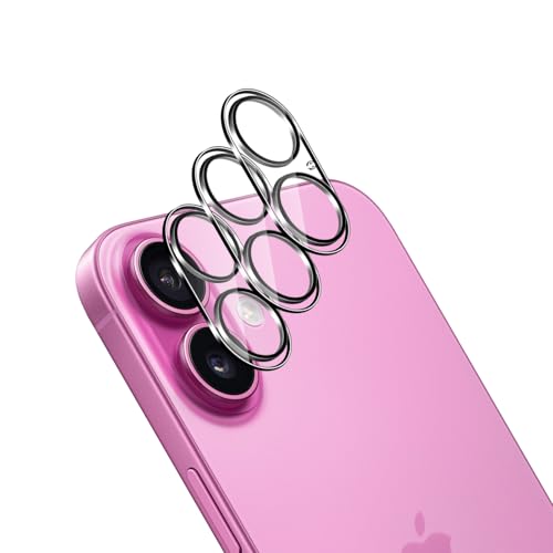 Aerku Kameraschutz für iPhone 16 und iPhone 16 Plus für Panzerglas, 9H Panzer Schutz Glas Anti-Kratzer, Ultra HD Klar Kamera Schutzfolie, 3 Stück Aerku Kameraschutz für iPhone 16 und iPhone 16 Plus für Panzerglas, 9H Panzer Schutz Glas Anti-Kratzer, Ultra HD Klar Kamera Schutzfolie, 3 Stück von Aerku