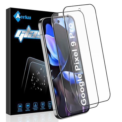 Aerku Matt Schutzfolie für Google Pixel 9 Pro/Pixel 9 für Panzerglas, 2 Stück Full Screen Anti-Fingerabdruck Folie, 9H Härte Tempered Glas Schutzglas, Blendschutz Displayschutzfolie Aerku Matt Schutzfolie für Google Pixel 9 Pro/Pixel 9 für Panzerglas, 2 Stück Full Screen Anti-Fingerabdruck Folie, 9H Härte Tempered Glas Schutzglas, Blendschutz Displayschutzfolie von Aerku