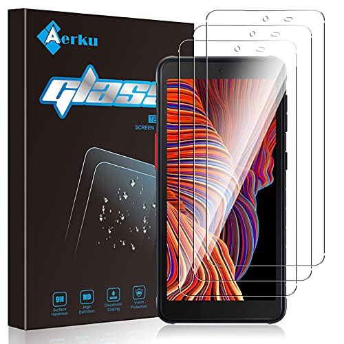 Aerku Schutzfolie für Samsung Galaxy Xcover 5 / Xcover 5 Entreprise Edition, [3 Stück] 9H Härte HD Anti-Kratzer Film Displayschutzfolie Schutzglas Folie von Aerku