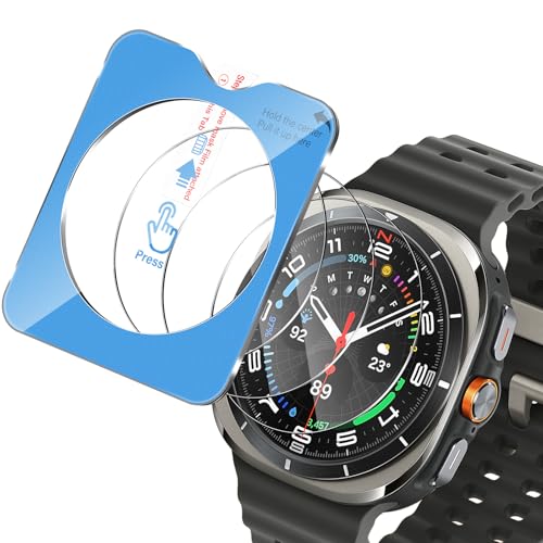 Aerku Schutzfolie für Samsung Galaxy Watch Ultra 47MM für Panzerglas, 3 Stück 9H Härte Displayschutz mit Positionierhilfe für Installation, Anti-Staub und Blasenfrei Schutzglas Aerku Schutzfolie für Samsung Galaxy Watch Ultra 47MM für Panzerglas, 3 Stück 9H Härte Displayschutz mit Positionierhilfe für Installation, Anti-Staub und Blasenfrei Schutzglas von Aerku