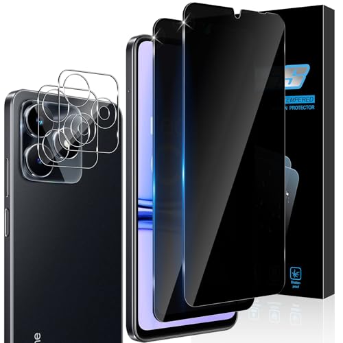 Aerku Sichtschutz Schutzfolie für Realme C53 für Panzerglas, 2 Stück Sichtschutzfolie und 2 Stück Kameraschutz, 9H Härte Anti-Spy Folie Privacy Schutzglas Aerku Sichtschutz Schutzfolie für Realme C53 für Panzerglas, 2 Stück Sichtschutzfolie und 2 Stück Kameraschutz, 9H Härte Anti-Spy Folie Privacy Schutzglas von Aerku