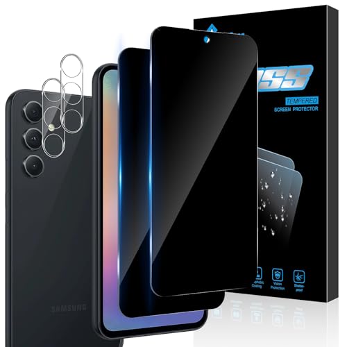 Aerku Sichtschutz Schutzfolie für Samsung Galaxy A54 5G für Panzerglas, 2 Stück Sichtschutzfolie und 2 Stück HD Kameraschutz, 9H Härte Anti-Spy Folie Privacy Schutzglas Aerku Sichtschutz Schutzfolie für Samsung Galaxy A54 5G für Panzerglas, 2 Stück Sichtschutzfolie und 2 Stück HD Kameraschutz, 9H Härte Anti-Spy Folie Privacy Schutzglas von Aerku