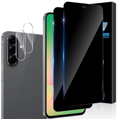 Aerku Sichtschutz Schutzfolie für Samsung Galaxy A56 5G für Panzerglas, 2 Stück Sichtschutzfolie und 2 Stück HD Kameraschutz, 9H Härte Anti-Spy Folie Privacy Schutzglas Aerku Sichtschutz Schutzfolie für Samsung Galaxy A56 5G für Panzerglas, 2 Stück Sichtschutzfolie und 2 Stück HD Kameraschutz, 9H Härte Anti-Spy Folie Privacy Schutzglas von Aerku