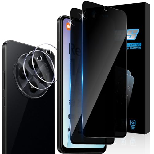 Aerku Sichtschutz Schutzfolie für Xiaomi Mi Redmi 14C/Xiaomi Poco C75 für Panzerglas, 2 Stück Sichtschutzfolie und 2 Stück HD Kameraschutz, 9H Härte Anti-Spy Folie Privacy Schutzglas Aerku Sichtschutz Schutzfolie für Xiaomi Mi Redmi 14C/Xiaomi Poco C75 für Panzerglas, 2 Stück Sichtschutzfolie und 2 Stück HD Kameraschutz, 9H Härte Anti-Spy Folie Privacy Schutzglas von Aerku