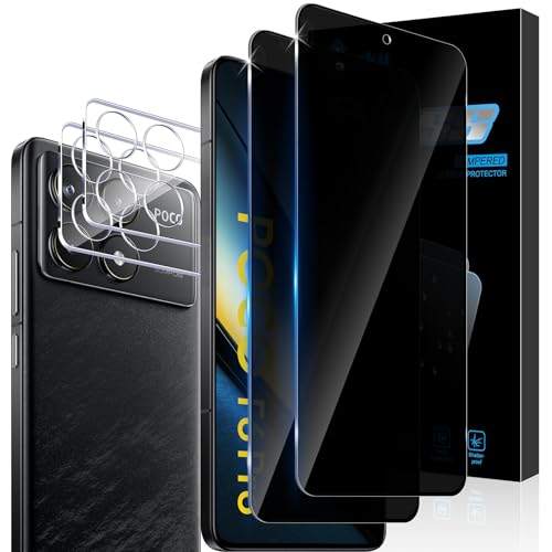 Aerku Sichtschutz Schutzfolie für Xiaomi Poco F6 Pro 5G für Panzerglas, 2 Stück Sichtschutzfolie und 2 Stück Kameraschutz, 9H Härte Anti-Spy Folie Privacy Schutzglas Aerku Sichtschutz Schutzfolie für Xiaomi Poco F6 Pro 5G für Panzerglas, 2 Stück Sichtschutzfolie und 2 Stück Kameraschutz, 9H Härte Anti-Spy Folie Privacy Schutzglas von Aerku