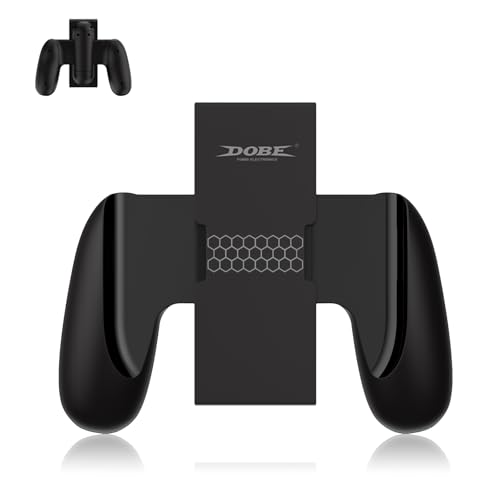Switch 2 Grip - Black Color, Non Rechargeable, Ergonomic Design（BLACK） von Aerku