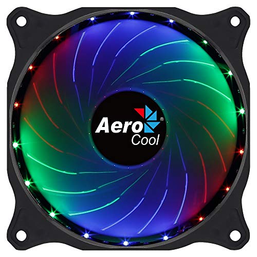AeroCool Cosmolüfter 12 cm Molex Steckerrgb LED Beleuchtung fest [ von AeroCool