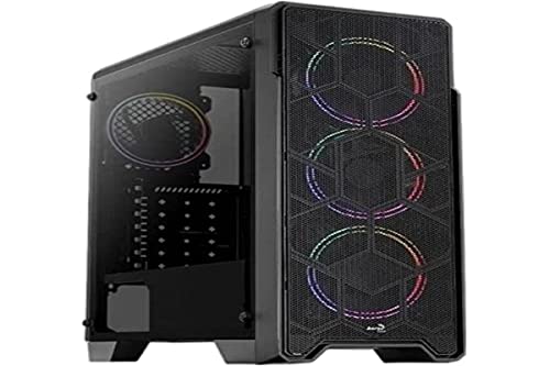 AeroCool Ore Tempered Glass Tower-Gehäuse, schwarz ACCM-PV21033.11 von AeroCool