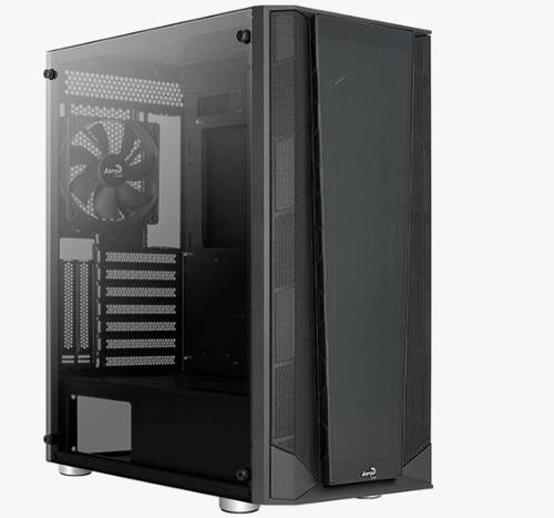 AeroCool Prism-G-BK-v1 Midi-Tower PC-Gehäuse Schwarz von AeroCool