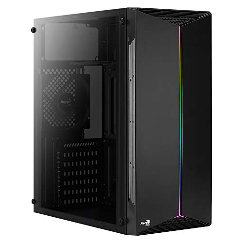 AeroCool SPLIT, PC-Gehäuse, ATX, Acrylglas, RGB 13-Modi, 12-cm-Lüfter Schwarz AeroCool SPLIT, PC-Gehäuse, ATX, Acrylglas, RGB 13-Modi, 12-cm-Lüfter Schwarz von AeroCool
