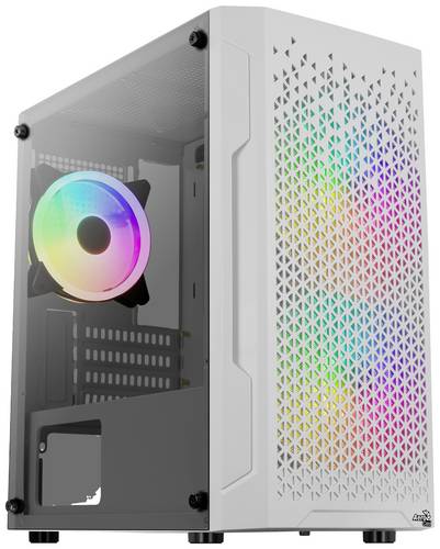 AeroCool Trinity Mini Mini-Tower PC-Gehäuse Weiß von AeroCool