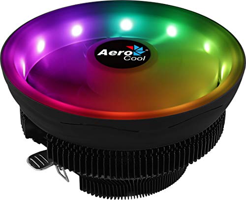 Aerocool COREPLUS, CPU Kühler, ARGB Lüfter 12cm, TDP 110W, Schwarz von AeroCool