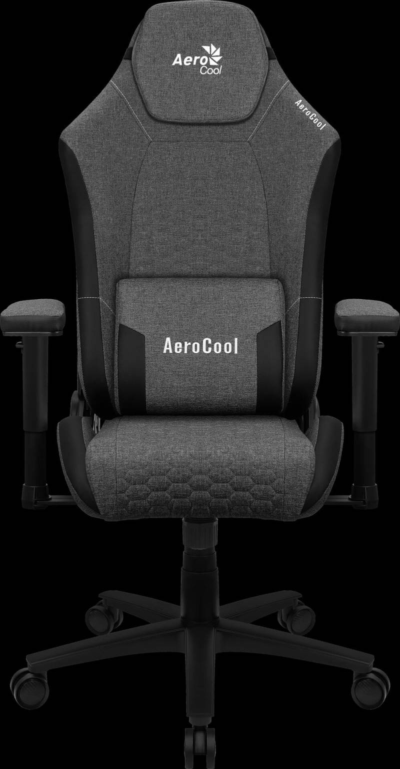 Aerocool CROWN AeroWeave Universal-Gamingstuhl Gepolsterter Sitz Schwarz (CROWNASHBK) von AeroCool