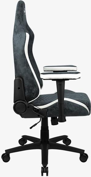 Aerocool Crown AeroSuede Universal-Gamingstuhl Gepolsterter Sitz Blau - Stahl (AEROCROWN-STEEL-BLUE) von AeroCool