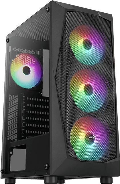 Aerocool Falcon ARGB - PC - Schwarz - ATX - micro ATX - Mini-ITX - ABS - SPCC - Stahl - 15,7 cm - 29 cm (ACCM-PV41143.11) von AeroCool