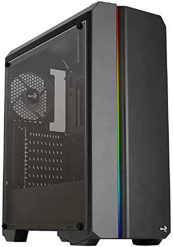 Aerocool Genesis ARGB V1 Midi-Tower, Acryglas - schwarz von AeroCool