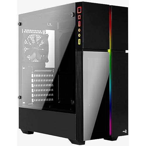 Aerocool Playa Glasgehäuse mit 2 RGB-Lüftern Aerocool Playa Glasgehäuse mit 2 RGB-Lüftern von Aerocool
