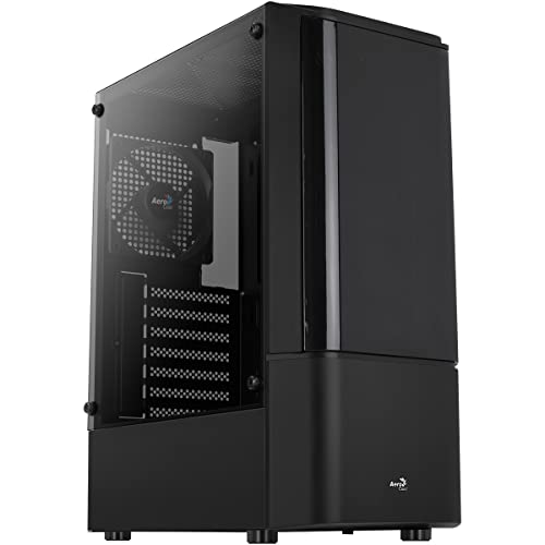 Aerocool Quantum v1 Midi-Tower, Tempered Glass - schwarz von AeroCool