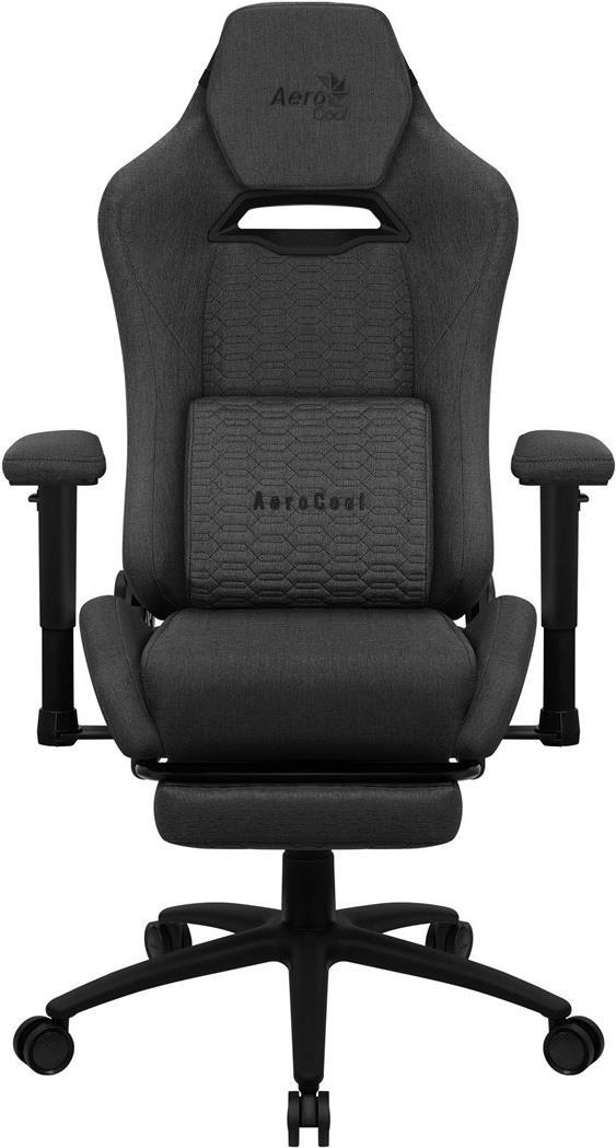 Aerocool Royal AeroWeave Universal-Gamingstuhl Gepolsterter Sitz Schwarz (AEROROYAL-ASH-BLACK) von AeroCool