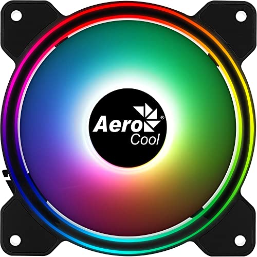 Aerocool Saturn ACF3-ST10237.01 Gehäuselüfter, 12 F A RGB, Schwarz von AeroCool