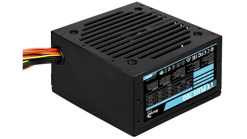 Aerocool VX PLUS 700 Netzteil 700 W 20+4 pin ATX ATX Schwarz (AEROPGSVX-700PLUS-80) von AeroCool